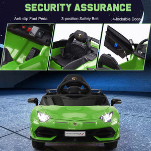 Voiture électrique sous licence <span class=keywords><strong>Aventador</strong></span> SVJ pour enfants, deux places, batterie <span class=keywords><strong>12V</strong></span>, voiture pour enfants, voiture électrique avec télécommande - Product Image 5
