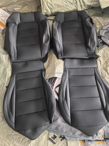 Fundas de Asiento de Coche de PU Azul, Impermeables y Transpirables, Juego Completo de 5 Plazas, Personalizadas, Venta al Por Mayor de Fábrica 2025 - Product Image 2