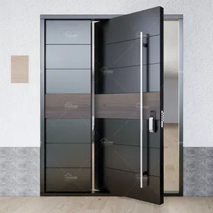 Foshan porta in acciaio di alta qualità per porte blindate in acciaio inox porte blindate residenziali per case