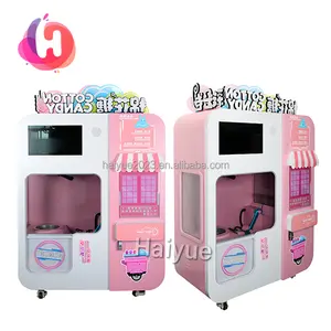 Industrial commercial cotton candy machine supplier automated candy floss vending machine