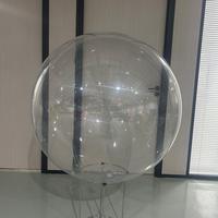 Ballons gonflables géants en PVC, boule miroir lumineuse LED colorée, logo personnalisé, décoration de fête pour la publicité extérieure