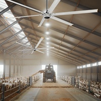 AMCLING hvls 7.3m 24ft 12ft grands ventilateurs de plafond commerciaux moteur de ventilateur industriel Hvls pour l'Indonésie
