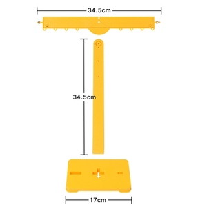 Palanca de Experimentación para Explorar el Equilibrio, Regla de Palanca, Material Didáctico de Física, Plástico y Metal, 34.5x34.5cm, para Primaria y Secundaria - Product Image 2