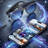 Lunettes Intelligentes IA avec Caméra, Enregistrement Vidéo HD, Commande Vocale et Dispositif de Traduction pour la Vente en Gros
