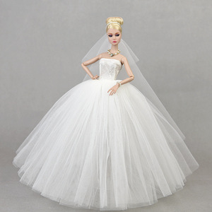 <span class=keywords><strong>Bambola</strong></span> Vestibile 30CM Scala 1:6 Serie Fantasy Xinyi PP Supermodel Fr2st Outfit Abito da Sposa Principessa Fatata Stile Occidentale Soffice - Product Image 4