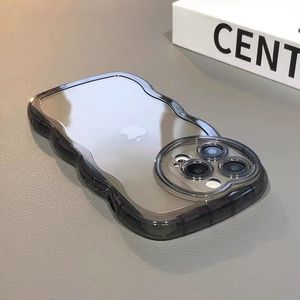 Pour <span class=keywords><strong>Apple</strong></span> <span class=keywords><strong>iPhone</strong></span> 15 14 13 12 <span class=keywords><strong>11</strong></span> Pro max <span class=keywords><strong>coque</strong></span> souple <span class=keywords><strong>transparente</strong></span> motif vague d'amour <span class=keywords><strong>coque</strong></span> de téléphone anti-chute - Product Image 2