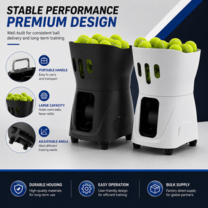 Macchina Professionale Portatile Intelligente per Allenamento <span class=keywords><strong>Tennis</strong></span> con Lanciatore Automatico di Palline Controllato da AI Interna per Pratica del Giocatore - Product Image 2