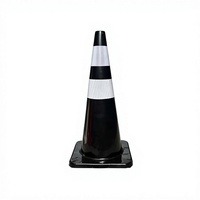 Cônes de signalisation routière en PVC réfléchissants prismatiques haute intensité, certifiés IP68, multicolores, 30-90 cm, pour le stationnement, vente en gros