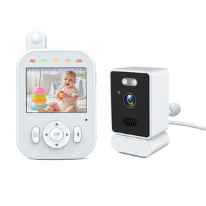 Cámara Pan Tilt Zoom 1500mAh Batería Modo VOX Transmisión segura Sin WiFi Monitor <span class=keywords><strong>de</strong></span> bebé portátil con cámara y audio - Product Image 1