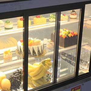 Profesional escaparate torta panadería de vidrio pantalla refrigerador hecho en China - Product Image 2