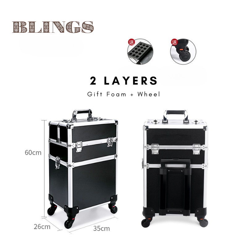 2 capas negro con plata