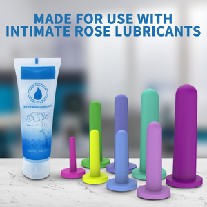 Delove Lot complet de 8 dilatateurs vaginaux en silicone de 1 à 8 tailles Dilatateurs vaginistes pour le soulagement de la douleur pelvienne Jouets sexuels pour femmes adultes - Product Image 5