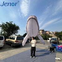 Baleine gonflable géante pour défilés, utilisée pour les événements commerciaux en plein air - Décoration de créature marine à des fins publicitaires