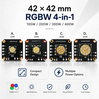 Flimmerfreier IR 4242 RGBW COB LED-Chip 100W-400W Hochleistungs-4-in-1-LED-Quelle für TV-Studio und Bühnenshows