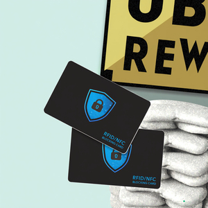 Cartes anti-RFID en plastique de qualité supérieure – Ensemble de protection pour cartes de débit/crédit NFC sans contact et passeports, étanche, pour usage hôtelier - Product Image 3