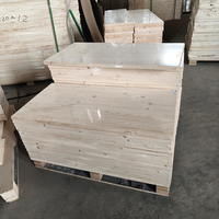 Plateaux de table en bois de paulownia massif, collés sur le biais, panneaux de table en bois massif pour meubles et comptoirs