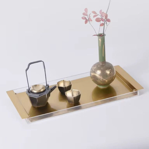 Best Elegant Design Food <b>Snacks</b> Serving <b>Tray</b> Coffee Serving <b>Tray</b> Hot Selling Decor <b>Tray</b> Party Home Decor Restaurant Hotel - Product Image 2