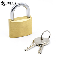 HiLink BRP40 Fabricant personnalisé Cadenas en laiton durci anti-coupure robuste pour extérieur avec anse en acier et clé CE
