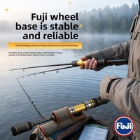 Canne à pêche Fuji Guides en carbone solide pour jigging lent 1,83 m 220 g MH Spinning pour la pêche en bateau, en haute mer, au poisson-sabre, en lac et en rivière