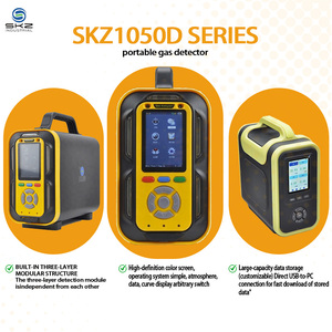 ซีรีส์ SKZ1050D เครื่องวิเคราะห์ก๊าซแบตเตอรี่ลิเธียมความจุสูงแบบตอบสนองรวดเร็ว 3 โมดูลอิสระ สำหรับการตรวจสอบสิ่งแวดล้อม - Product Image 1