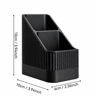 Organisateur de télécommandes en plastique à 4 compartiments compatible TV/DVR/boîtier de câble, plateau de bureau peu encombrant, couleur personnalisable