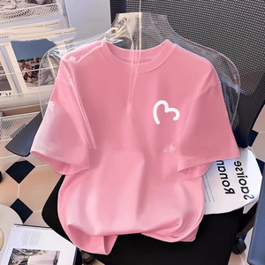 Annshine T-shirt Estiva da Donna in Puro Cotone a Girocollo a Maniche Corte, Nuova Moda 2026, <span class=keywords><strong>Bianca</strong></span>, Vestibilità Ampia, Versatile, Top a Mezza Lunghezza - Product Image 1