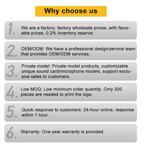 Huayi голосовой микрофон H20 со звуковыми эффектами все-в-одном микрофон реверберации, соединяющий сотовый телефон для подкастового оборудования в прямом эфире - Product Image 6