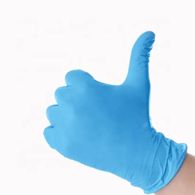 Touch screen operation nitrile glove factory direct sell in stock disposable gloves