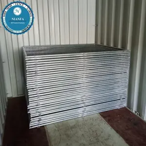 Pagar Baja Galvanis Lapisan PVC Tidak Dapat Dipanjangkan/Grill Baja Pagar Lapangan Olahraga/Pagar 3D Pelindung Taman Dilapisi PVC