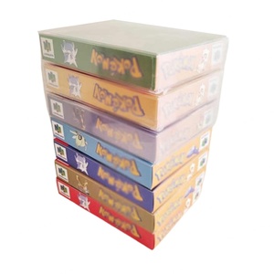 Retro Pokem0n NTSC/USA Version High-quality ABS Material Blue/Crystal/Red/Silver/Yellow/Green/Gold N64 <b>Game</b> Cartridge Box No - Product Image 1