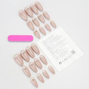 เล็บลายดอกไม้สวยสง่าแนววินเทจแฟชั่นส่งออกแบบยุโรปและอเมริกา - Product Image 4