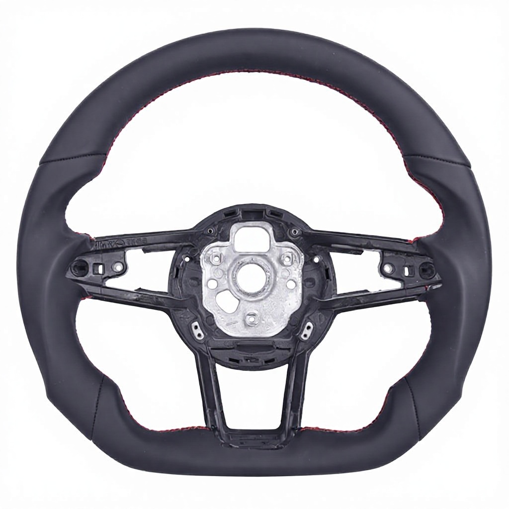 Full leather steering wheel