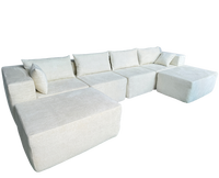 Ensemble de canapés modulaires et confortables en tissu polyester à compression sous vide Canapés Camas Meubles de salon Canapé modulaire Canapé moderne