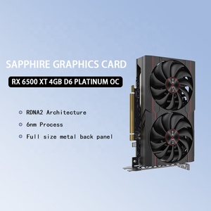 การ์ดจอ SAPPHIRE Radeon RX6500 4GB PLATINUM OC GPU รุ่นใหม่ การ์ดแสดงผลแยกสำหรับพีซี 6500 การ์ดจอเกมมิ่งรุ่นใหม่ SAPPHIRE - Product Image 2
