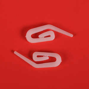 High Quality Customization White Hard 3 cm Window Plastic <strong>Curtain</strong> <strong>Hooks</strong> for <strong>Curtains</strong> - Product Image 2