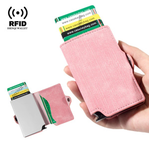<span class=keywords><strong>Portafoglio</strong></span> da <span class=keywords><strong>donna</strong></span> Anti RFID moda tinta unita per <span class=keywords><strong>rosa</strong></span> porta carte pochette con Hasp per le signore e le ragazze - Product Image 1
