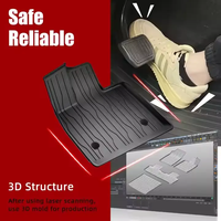 Tapis de voiture pour BYD Seal U 2023 TPE 5D Tapis de sol personnalisé pour Song Plus EV Tapis de pied de voiture Accessoires d'intérieur automobile