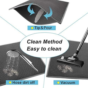 Double Layer <b>Cat</b> Litter Mat, Washable Anti-Splashing <b>Cat</b> Litter Trapping Mat, Non-slip Scatter Control <b>Cat</b> Litter <b>Box</b> Mat - Product Image 3