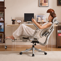 Chaise électrique ergonomique pour approvisionnement centralisé avec base 5 étoiles en PP, confortable pour le bureau à domicile, l'étude et le gaming