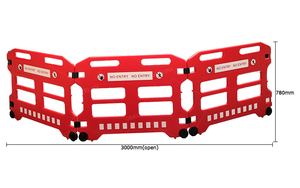 Hoge kwaliteit modulaire plastic verkeersbeveiligingsbarrière te koop - Product Image 2