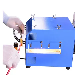 Cinto transportador automático de tubos termo máquina de aquecimento para fios de cabos