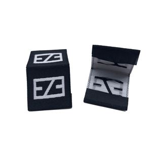 Étiquettes de vêtements personnalisées avec logo de marque, étiquettes tissées en damassé pour le cou et les tailles, étiquettes de bas de vêtement pour sweats à capuche - Product Image 2