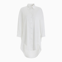Chemise de nuit décontractée d'été pour femme, col en V, manches longues, style pyjama, grande taille, fine, blanche, pour la détente et le sommeil