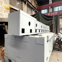 Base de Acero Personalizada para Mecanizado CNC, Tolerancia de 0.01mm, Equipos de Automatización Soldados para Líneas de Ensamblaje con Perforación y Pulido