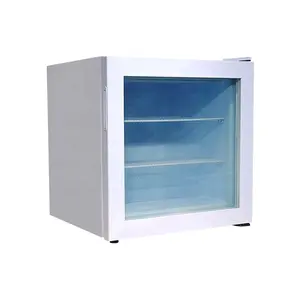 冷凍庫55Lミニガラスドア冷凍庫ドリンク冷蔵庫用