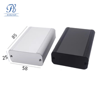 Caja de Control de Aluminio Anodizado DIY de 58*25*85mm IP54 para Controlador de Torniquete de Acceso a Puerta de Tráfico