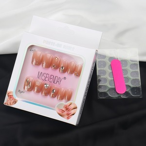 <span class=keywords><strong>Faux</strong></span> <span class=keywords><strong>ongles</strong></span> à presser de taille moyenne, couleur <span class=keywords><strong>beige</strong></span> crème brillante, couvrance totale, réutilisables, en acrylique, pour la vente en gros de produits de beauté - Product Image 5