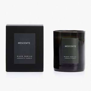 Bougie parfumée MESCENTE au gingembre et au lys, pot en verre rose, aromathérapie, décoration d'intérieur - Product Image 4