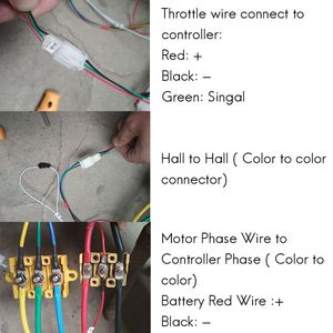 ตัวควบคุมมอเตอร์จักรยานไฟฟ้า 72v 3000W 50A 80A 24MOS ตัวควบคุมมอเตอร์ Blcd สำหรับมอเตอร์รถสามล้อไฟฟ้า - Product Image 4