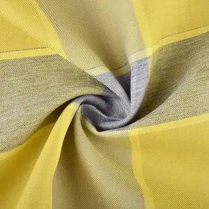 Toptan özel nefes Anti-statik pamuk Tencel iplik boyalı gömlek için kumaşlar kontrol